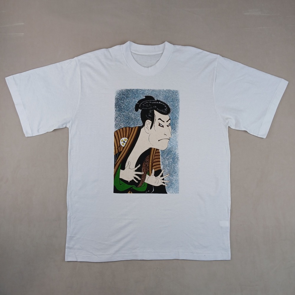 VTG Kabuki Sharaku Small Mens T Shirt Single Stiich Boxy